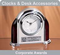 Corporate Clocks and Desk Accessories